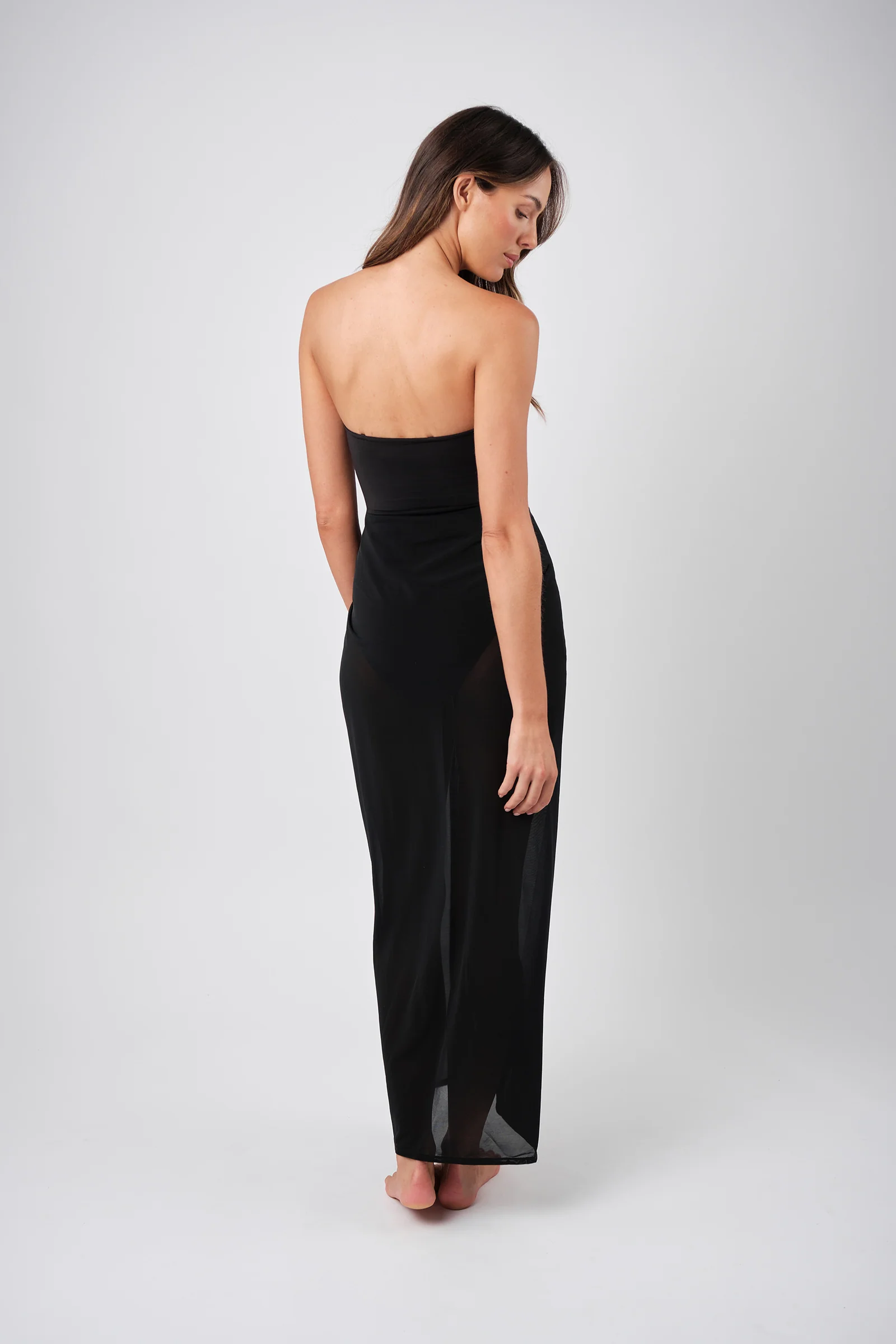 Classic Strapless One Piece BLACK - Image 10