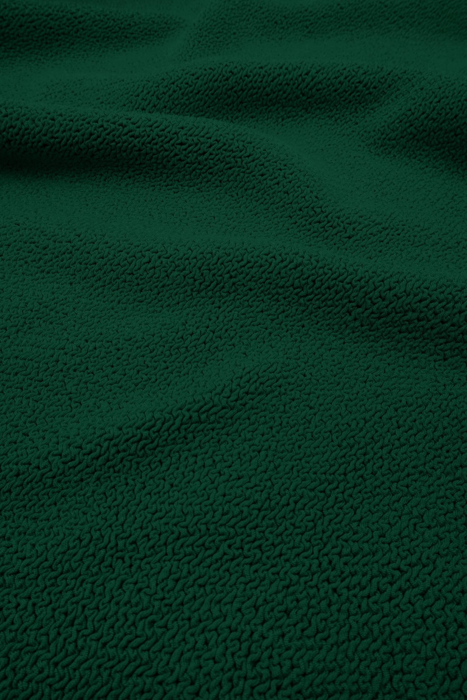 Crinkle Cut V-Neck One Piece with Ring FOREST GREEN - Image 14