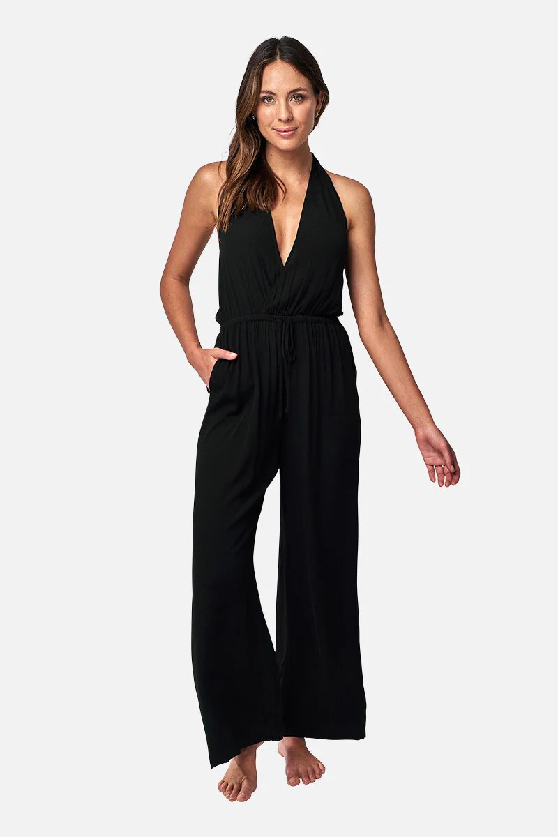 Halter Jumpsuit BLACK - Image 4
