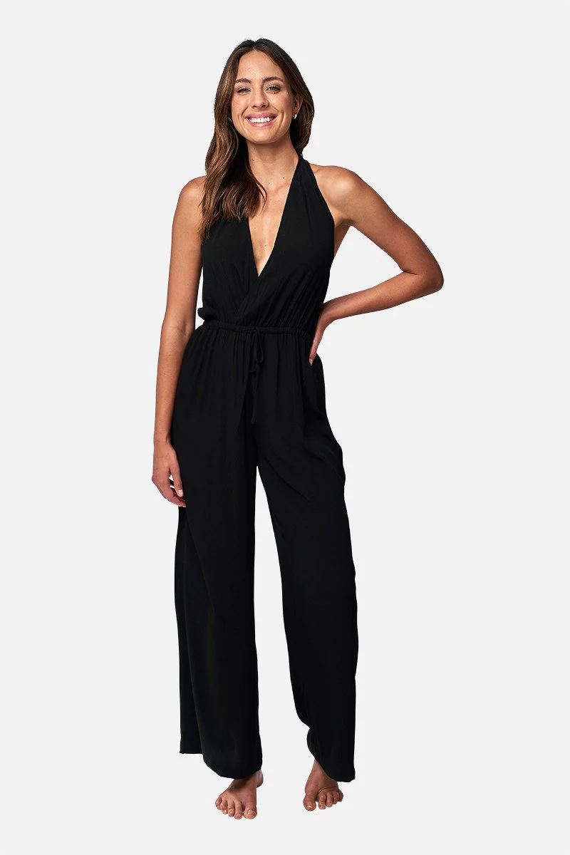 Halter Jumpsuit BLACK - Image 8