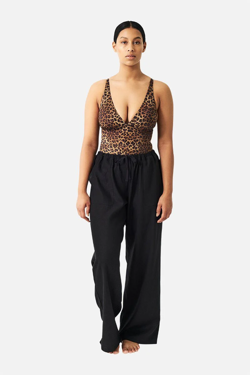 Linen Pants BLACK - Image 5