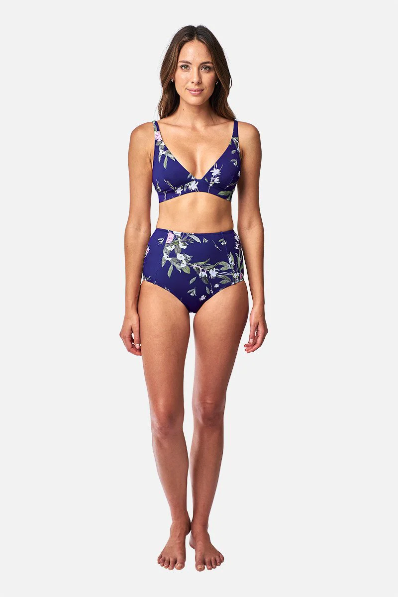 Never Say Never Bikini Bralette ROMANTIQUE NAVY - Image 2