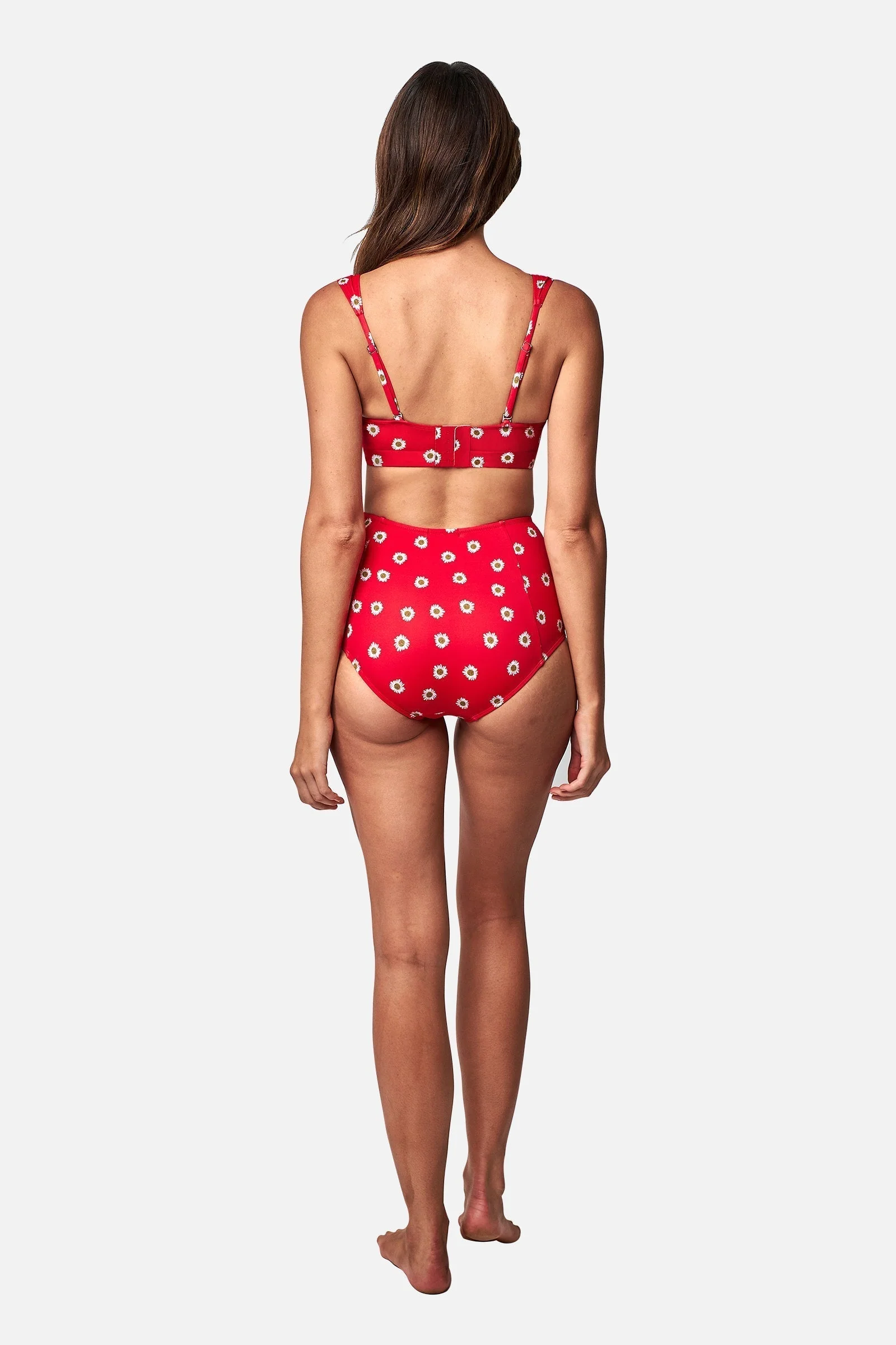Original Bustier Balconette Bikini Bralette PAPER DAISY ROUGE - Image 4