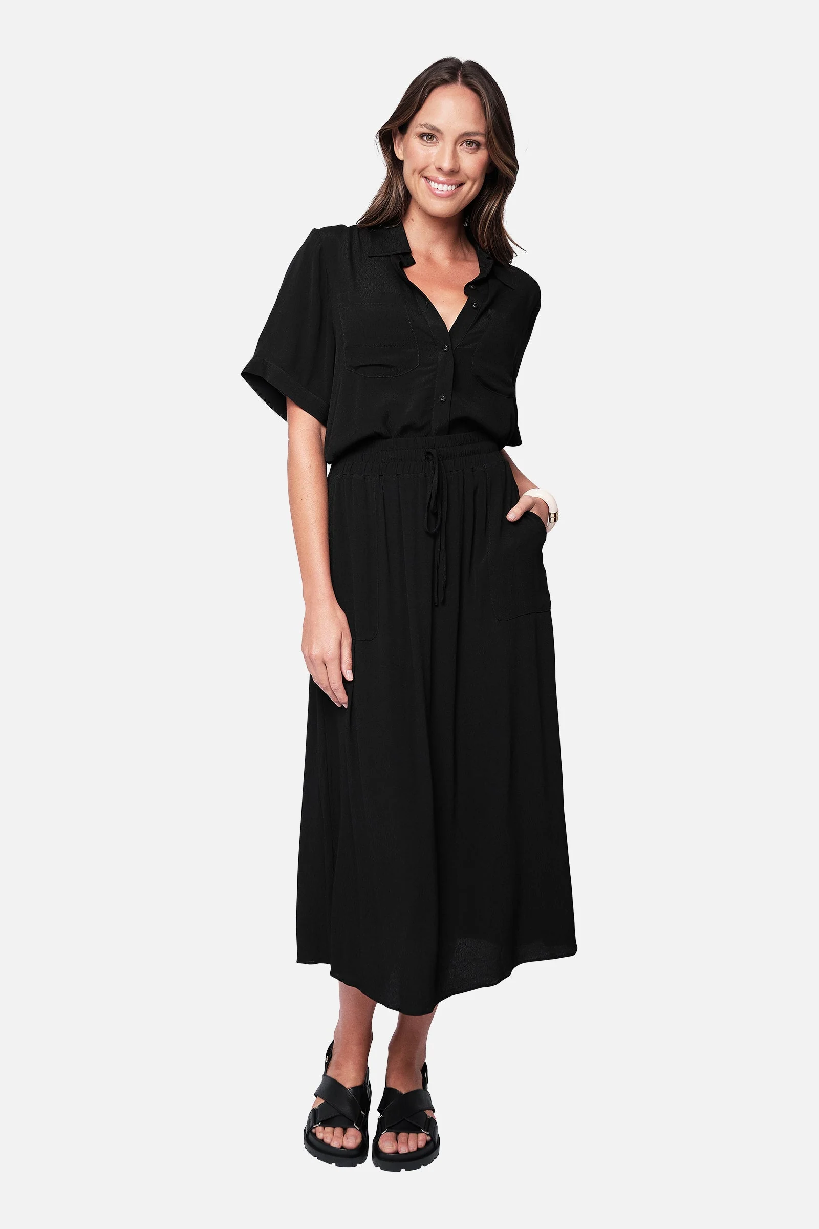Midi Skirt BLACK - Image 3