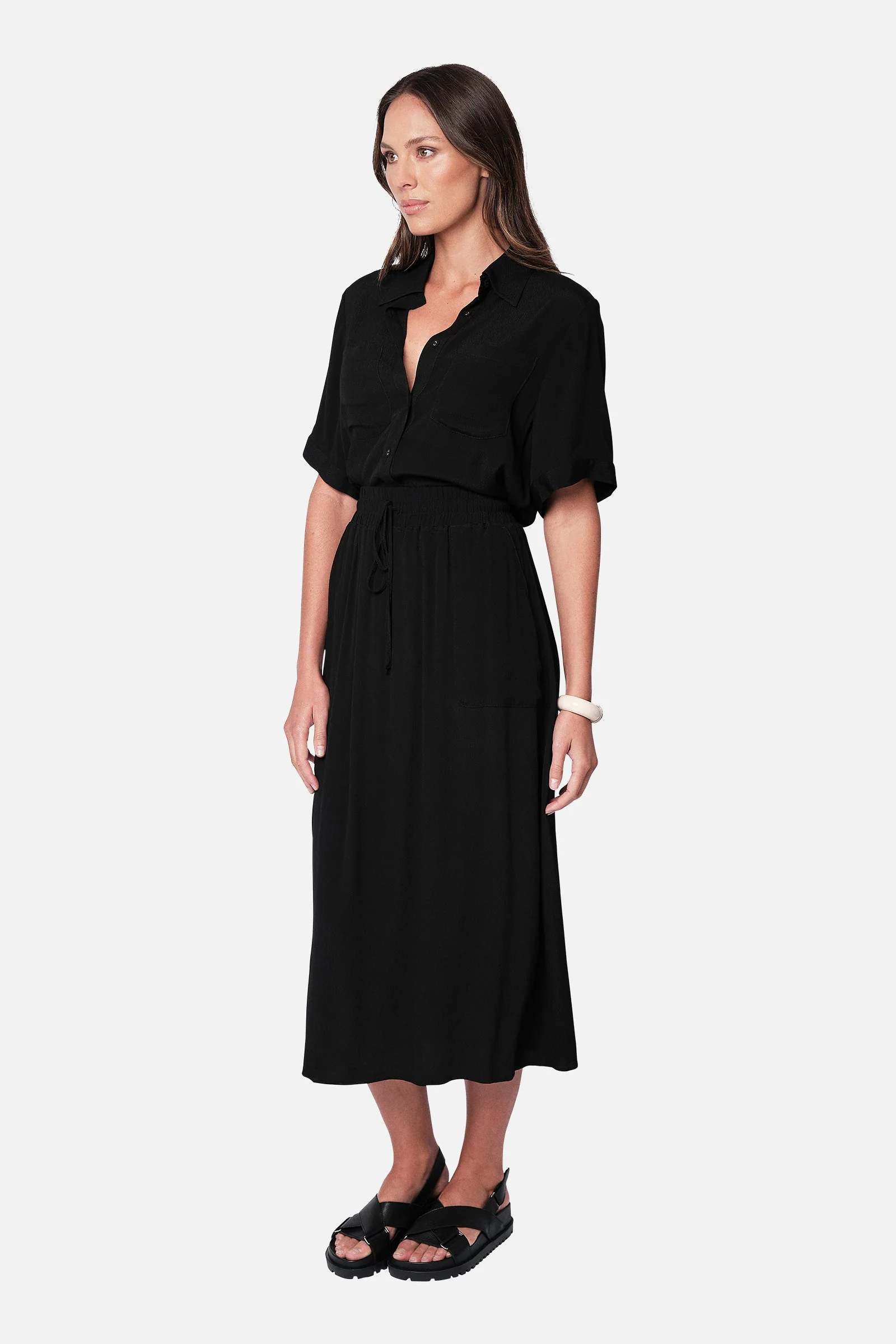 Midi Skirt BLACK - Image 4